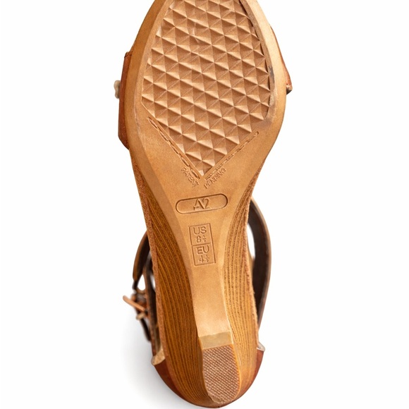 Aerosoles Mayflower Gladiator Wedge Sandals Brown Size 6.5 NEW No Tags - Picture 6 of 6
